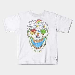 Skull Kid Draw Kids T-Shirt